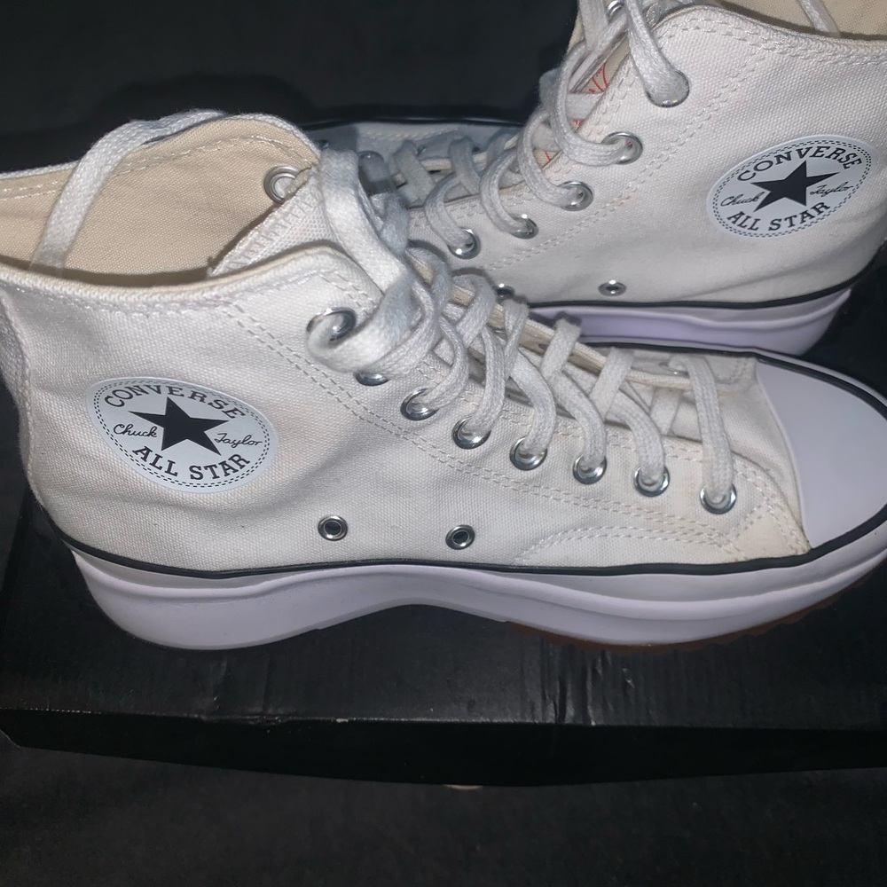Converse White High-Top Sneakers Classic Design